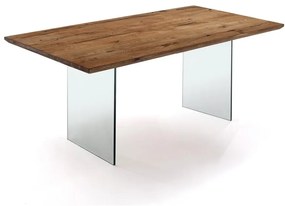 Stół z blatem w dekorze dębu 180x90 cm Float – Tomasucci