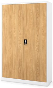 JAN II cabinet white RAL9003 golden oak H1850*W1150*D400