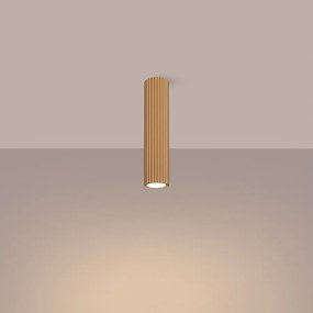 Lampa sufitowa minimalistyczny Gloow, aluminium - 1 źródło światła 3000K - L.6.5 x H.30 cm - złoty