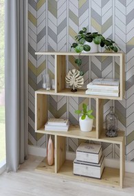 Nowoczesny dziecięcy regał na zabawki dąb artisan S7-F93