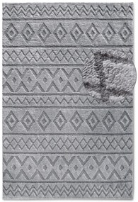 Dywan nowoczesny Gallery 3D  Boho szary 200 cm x 280 cm