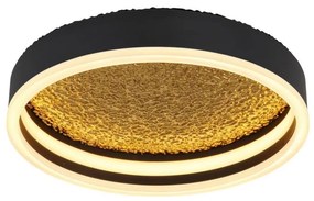 Globo 48460-24 - LED sufitowe HEDI LED/24W/230V pr. 30 cm czarne