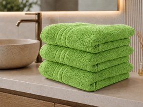 Ręcznik kąpielowy CLASSIC COLOR 70 x 140 cm zielony, 100% bawełna