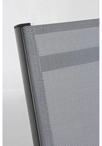 Szare metalowe krzesło ogrodowe Elin – Bizzotto