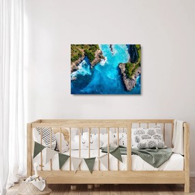 Obraz na szkle - Zatoka na Bali (70x50 cm)