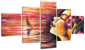 Obraz - Wspomnienia lata (125x70 cm)