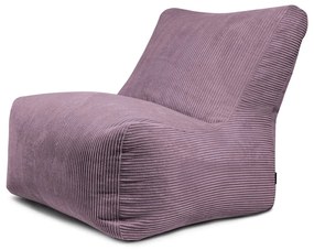 Fioletowy sztruksowy worek do siedzenia Seat 100 Lounge – SLOWDOWN