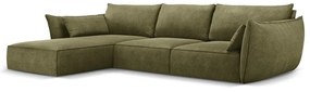 Zielony narożnik (lewostronny) Vanda – Mazzini Sofas