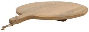 Okrągła deska do serwowania z drewna mango, Ø 47 cm