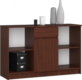Klasyczna komoda z półkami wenge D3-B09