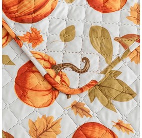 Narzuta na łóżko AUTUMN PUMPKINS, kolorowy Rozmiar: 220 x 240 cm