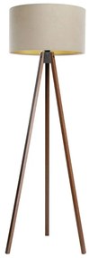 Lampa stojąca STANDART 1xE27/60W/230V beżowa/wenge