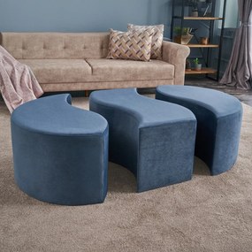 Taboret Alya Pouf Blue