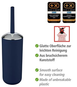 Granatowa szczotka do WC Wenko Brasil