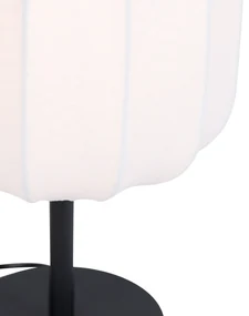 Lampa stołowa Japandi czarna z białym - MadleineJapandi Oswietlenie wewnetrzne