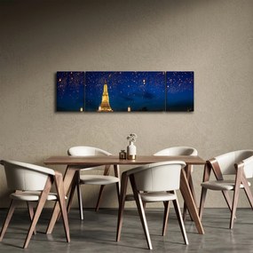 Obraz - Lampiony szczęścia, Bangkok (170x50 cm)