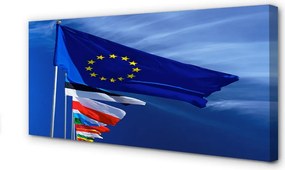 Duży obraz na płótnie Zestaw Flag