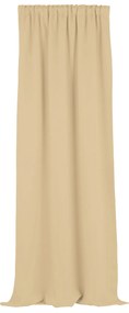 Zasłona zaciemniająca na taśmie marszczącej jasny beż 140 x 280 cm 1 szt.