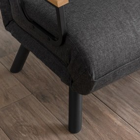 Fotel Sando Single Dark Grey
