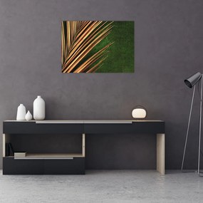 Obraz z liściem (70x50 cm)