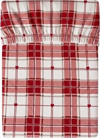 PrzytulneMieszkanie.pl Prześcieradło z mikrofibry TARTAN HEART kolorowe 180x200 cm