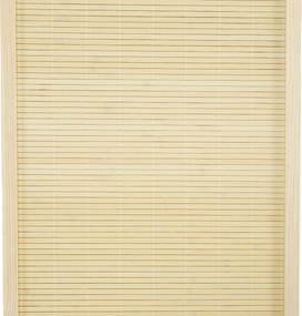 HOMCOM Parawan 4-częściowy 180 x 180 cm składany, przegroda z bambusa do salonu, naturalny | Aosom PL