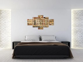 Obraz - Dzielnica Waterfront, Portugalia (125x70 cm)