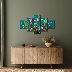 Obraz - Kwiaty łąkowe (125x70 cm)