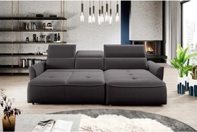 Narożnik MURILLO S Mini z elektryczną regulacją siedziska Prawostronny w tkaninie VOGUE 15 WERSAL