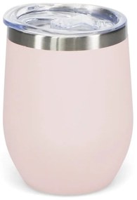 Jasnoróżowy kubek podróżny 350 ml – Rex London