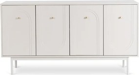 Komoda do Salonu MARLEN 155 cm Kaszmir Czterodrzwiowa Nowoczesna