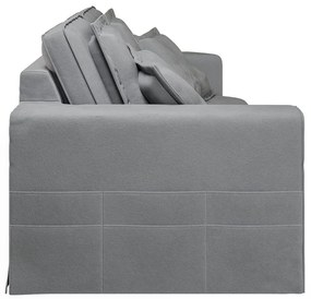 Jasnoszara sofa 196 cm Nora – Ropez