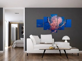 Obraz meduzy (125x70 cm)