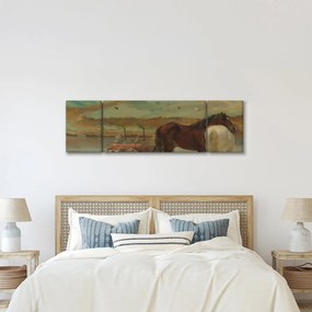 Obraz - Edgar Degas, Horses in a Meadow, reprodukcje (170x50 cm)