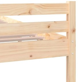 Pojedyncze łóżko z naturalnej sosny 90x200 - Fenso 3X