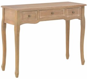 Stolik brązowy z szufladami N8-H38