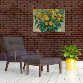 Obraz - Claude Monet, Jerusalem Artichoke Flowers, reprodukcje (70x50 cm)