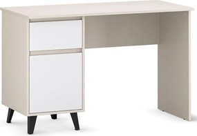 Biurko w stylu skandynawskim kaszmir + biały K7-P63