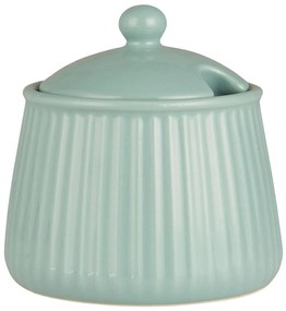 Ceramiczna cukiernica MYNTE GREEN TEA zielona