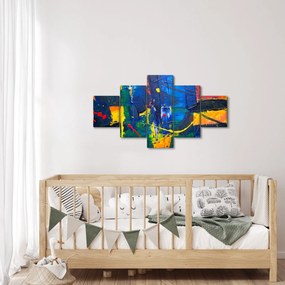 Obraz - Abstrakcja (125x70 cm)