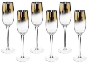 Kieliszki do szampana ARYA, 210 ml, 6 sztuk