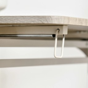 HOMCOM 3-częściowy zestaw do siedzenia zestaw jadalny z 2 krzesłami i stołem, składany blat