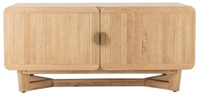 Komoda z litego drewna kauczukowego w naturalnym kolorze 120x55x45 cm Serrone – Bloomingville