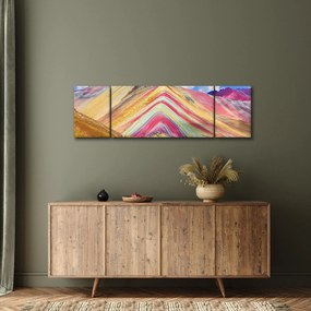 Obraz - Rainbow Mountain, Peru (170x50 cm)