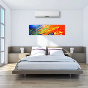 Obraz - Kolorowa abstrakcja (170x50 cm)