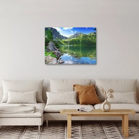 Obraz jeziora w Tatrach (70x50 cm)