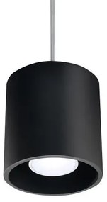 Czarna okrągła lampa wisząca - E815-Melvis