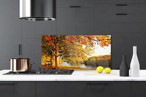 Panel nad blat kuchenny Drzewo nad Lustrem Jeziora