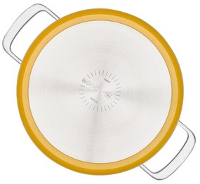 Garnek aluminiowy z pokrywką/z nieprzywierającą powierzchnią odpowiedni na indukcję 5,5 l Meda 3.0 – FABINI