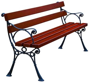 Ławka ogrodowa Nordia 4X z podłokietnikiem 150 cm - 7 kolorów